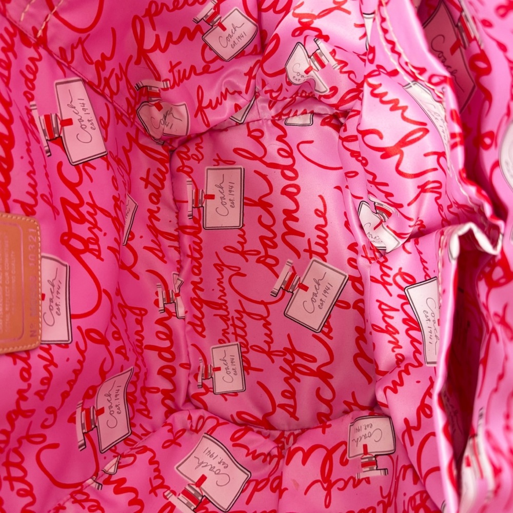 Coach Vintage Limited Edition Jasmine XL Straw Tote Bag | NWT - Picture 13 of 15